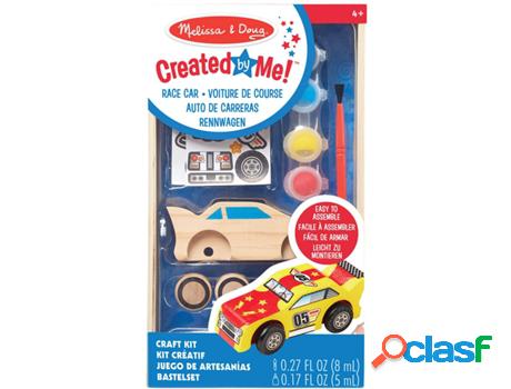 Jogo de Mesa MELISSA & DOUG Decorate-Your-Own Wooden Race