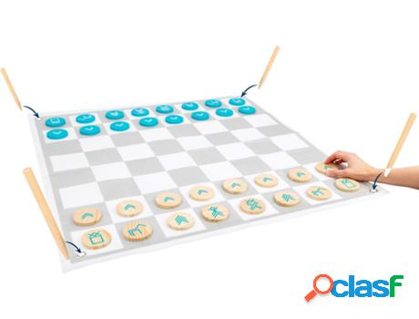 Jogo de Mesa SMALL FOOT COMPANY Draughts And Chess (4 Anos)