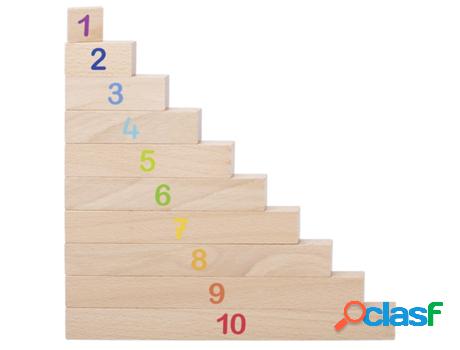 Juego Educativo GOKI (Madera - Beige - 24 x 1,2 x 2,3 cm)