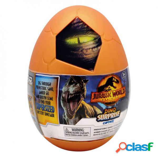 Jurassic World Huevo Grande con Figura Dinosaurio Captivz
