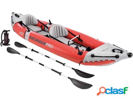 Kayak hinchable INTEX K1 Excursion Pro 1 remo + hinchador