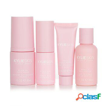 Kylie Skin 4-Piece Mini Set: Foaming Face Wash 30ml + Face