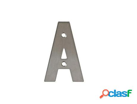 Letra a-4 pulgadas acero inoxidable 18/8