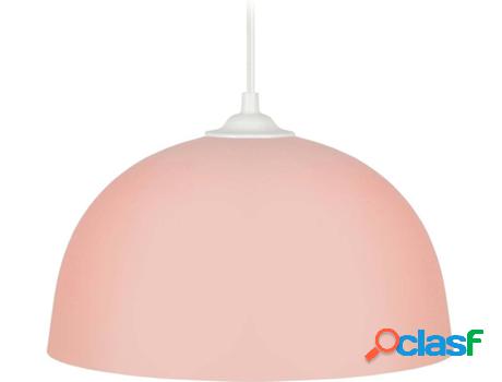 Lámpara de Suspensión TOSEL Half-Ball (Rosa - E27 - Máx.
