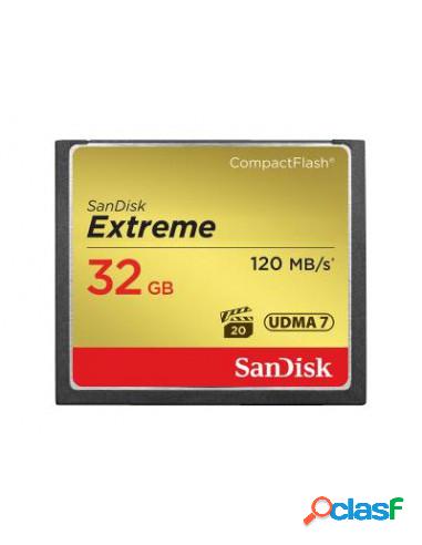 MEMORIA COMPACT FLASH 32GB SANDISK EXTREME