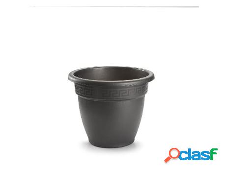 Maceta redonda 18 cm antracita