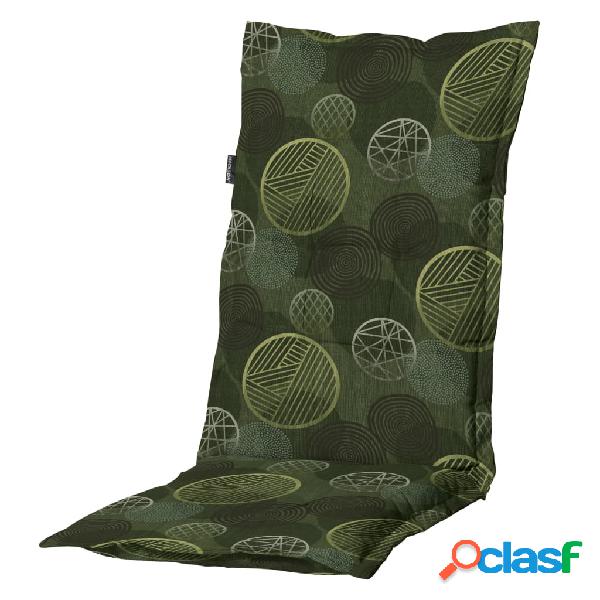Madison Cojín para silla con respaldo alto Circle verde