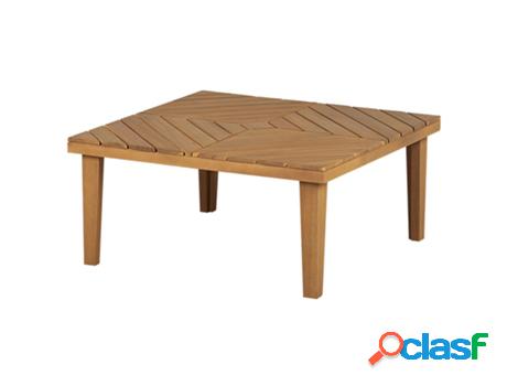 Mesa de Centro BELIANI Baratti (Madera - Marrón - 70 x 70 x