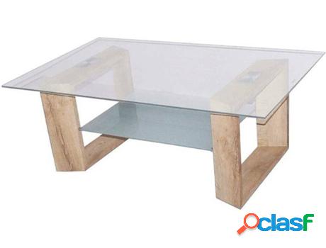 Mueble de Apoyo HOMESOUTH Cambria - Vidrio (Vidrio - 110 x