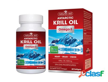 Natures Aid Krill Oil Omega-3 500mg 60&apos;s