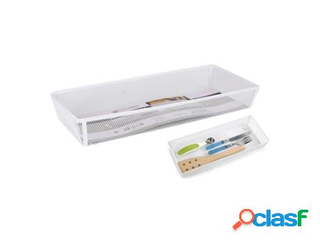 Organizador Para Cubiertos Confortime Metal Blanco (37,5 X
