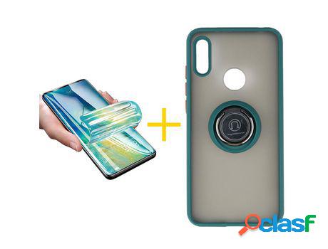 Pack 1 Película + Funda SKYHE por Huawei Y6 2019 Gel Bumper