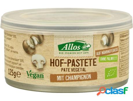 Paté Vegetal con Champiñones Bio ALLOS (125 g)