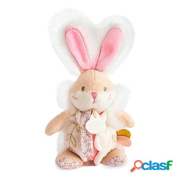 Peluche Conejito con Clip para Chupete 21cm