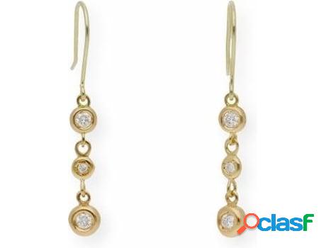 Pendientes JD, JEAN DUPUY con Diamantes en Chatón (Oro -