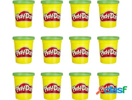 Plastilina PLAY-DOH Pack de 12 botes verde (Edad Mínima: 2