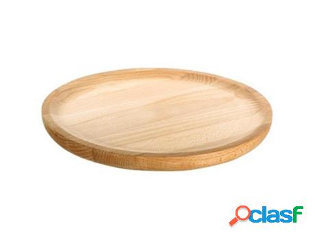 Plato pulpo madera 22 cm