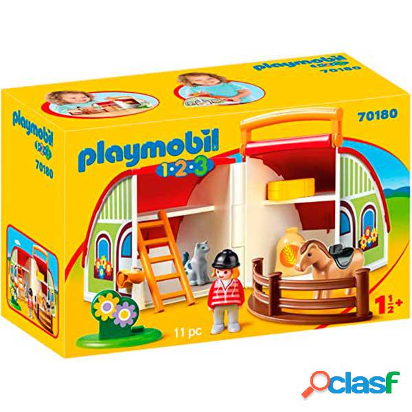 Playmobil 70180 1.2.3 Mi Primera Granja Malet?n