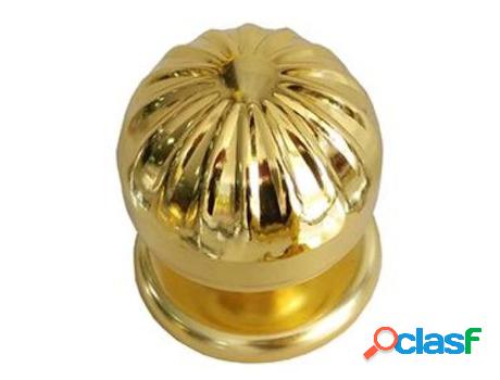 Pomo puerta k27 64 mm acero latonado