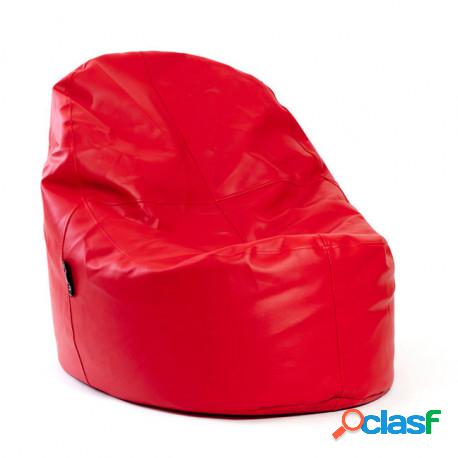 Puf Lounge - Polipiel Rojo