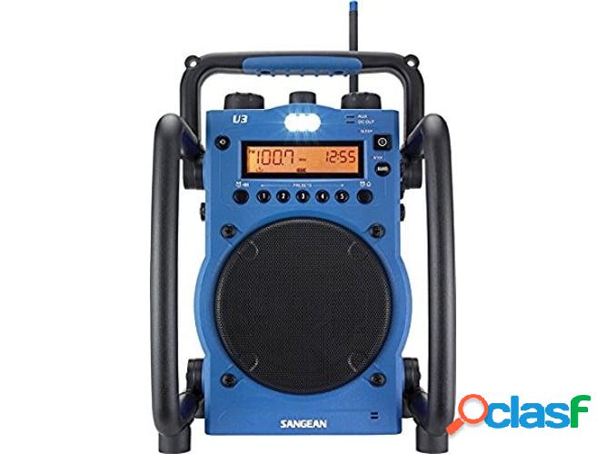 Radio Portátil SANGEAN U-3 Azul