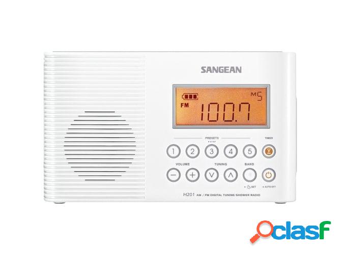 Radio Waterproof SANGEAN H201 Blanco