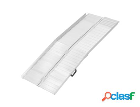 Rampa de Aluminio para Silla de Ruedas 213X73 cm Hasta 250