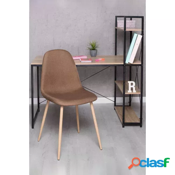 RegalosMiguel - Conjunto Escritorio Kecil y Silla Teok Tela
