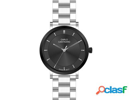 Reloj CARLO CANTINARO Mujer (Acero Inoxidable - Plateado)