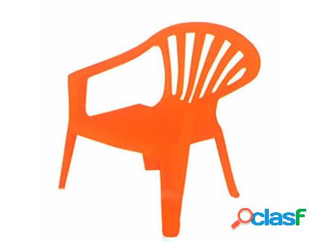 Sillon infantil resina naranja