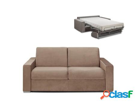 Sofá Cama VENTE UNIQUE Connor (97 x 263 x 173 cm - Gris y