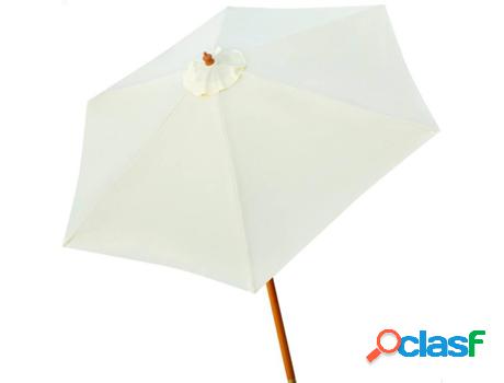 Sombrilla AKTIVE Garden (300 cm - Amarillo - Madera)