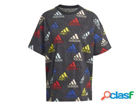 T-Shirt con Logótipo Multicolor Da Mujer Adidas Essentials