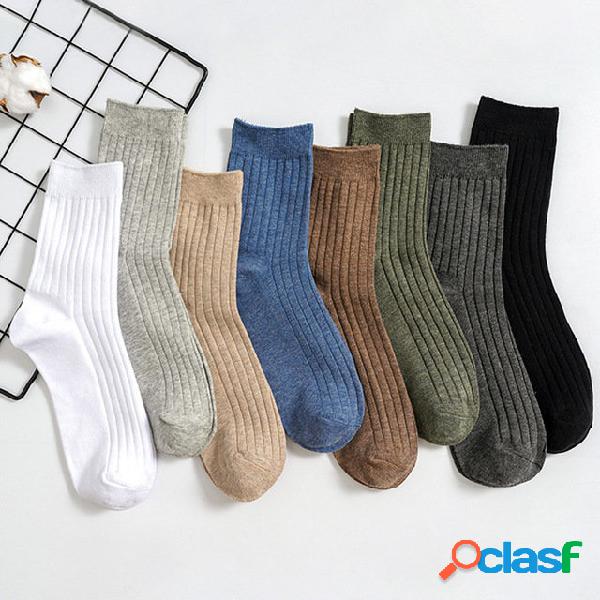 Tobillo calcetines Hombre calcetines Wild Solid Color Draw