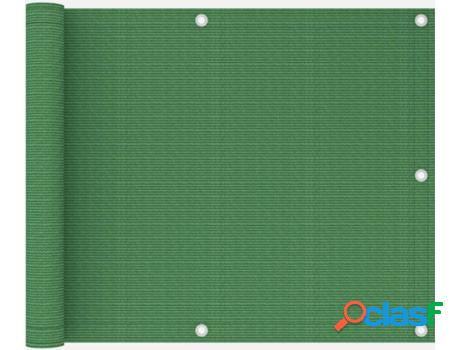 Toldo para Balcón VIDAXL (Verde Claro - Polietileno -