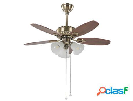 Ventilador de Techo BELIANI Nadela (No - Marrón - No cm)