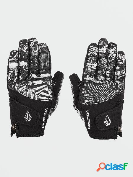 Volcom Guantes Crail - Black White