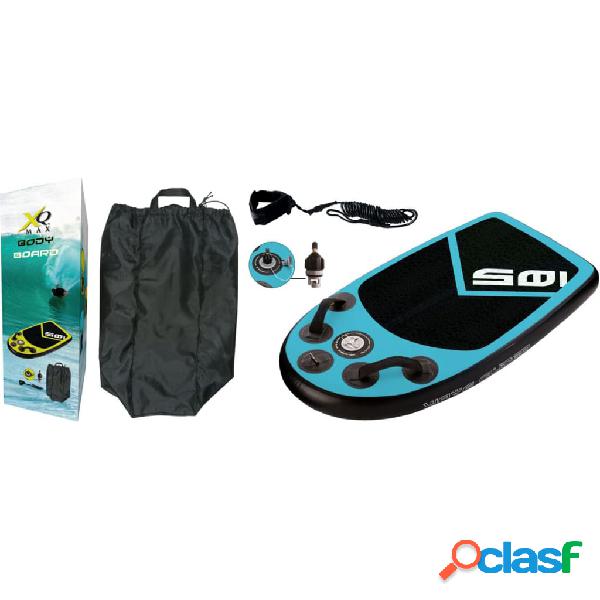 XQ Max Tabla de bodyboard azul y negro 105x60x10 cm