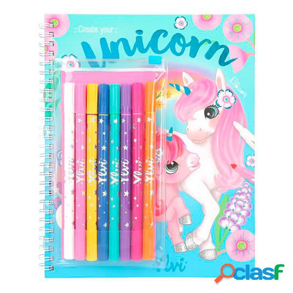 Ylvi Libro de Colorear Con Rotuladores