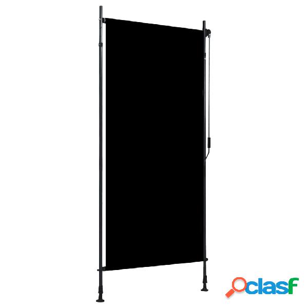 vidaXL Estor enrollable de exterior gris antracita 100x270
