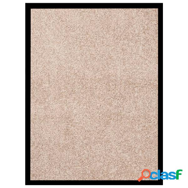vidaXL Felpudo beige 60x80 cm