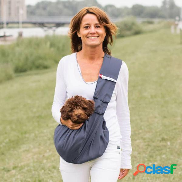 4Lazylegs Mochila portamascotas Canvas azul marino 15 kg
