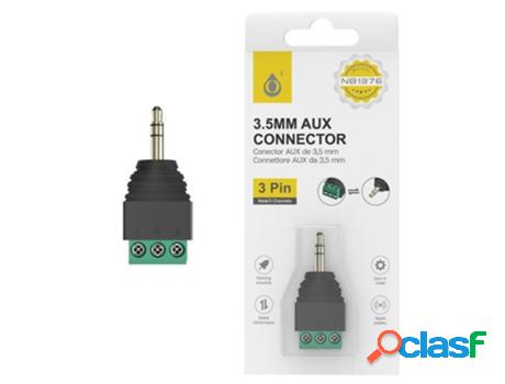 Adaptador Jack 3.5Mm M Para 3 Pinos F ONEPLUS Nb1376 (Negro)