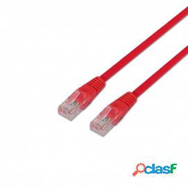 Aisens Cable De Red Rj45 Cat.5e Utp Awg24 Rojo