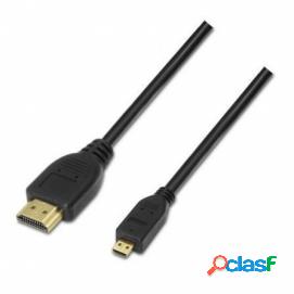 Aisens Cable Micro Hdmi Alta Velocidad / Hec A/m-d/m Negro