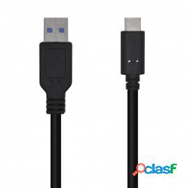 Aisens - Cable Usb 3.1 Gen2 10gbps 3a, Tipo Usb-c/m-a/m,