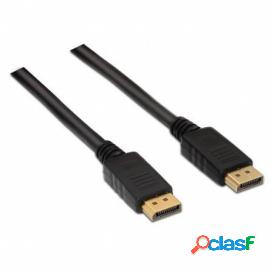 Aisens-cable Displayport V1.2 4k@60hz, Dp/m-dp/m, Negro,