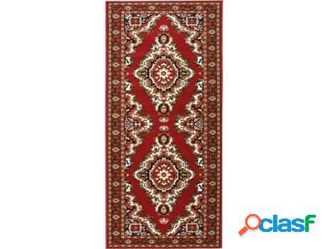 Alfombra VIDAXL (Rojo - Polipropileno - 80 x 150 cm)