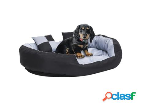 Almohada VIDAXL para Perros (Tela - Gris - 110 x 80 x 23 cm)
