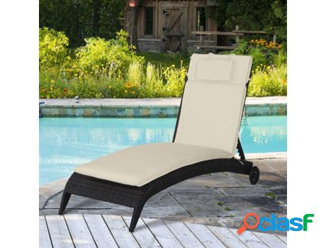 Almohada para Tumbona OUTSUNNY 84B-304CW